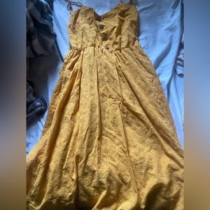 Yellow sun dress